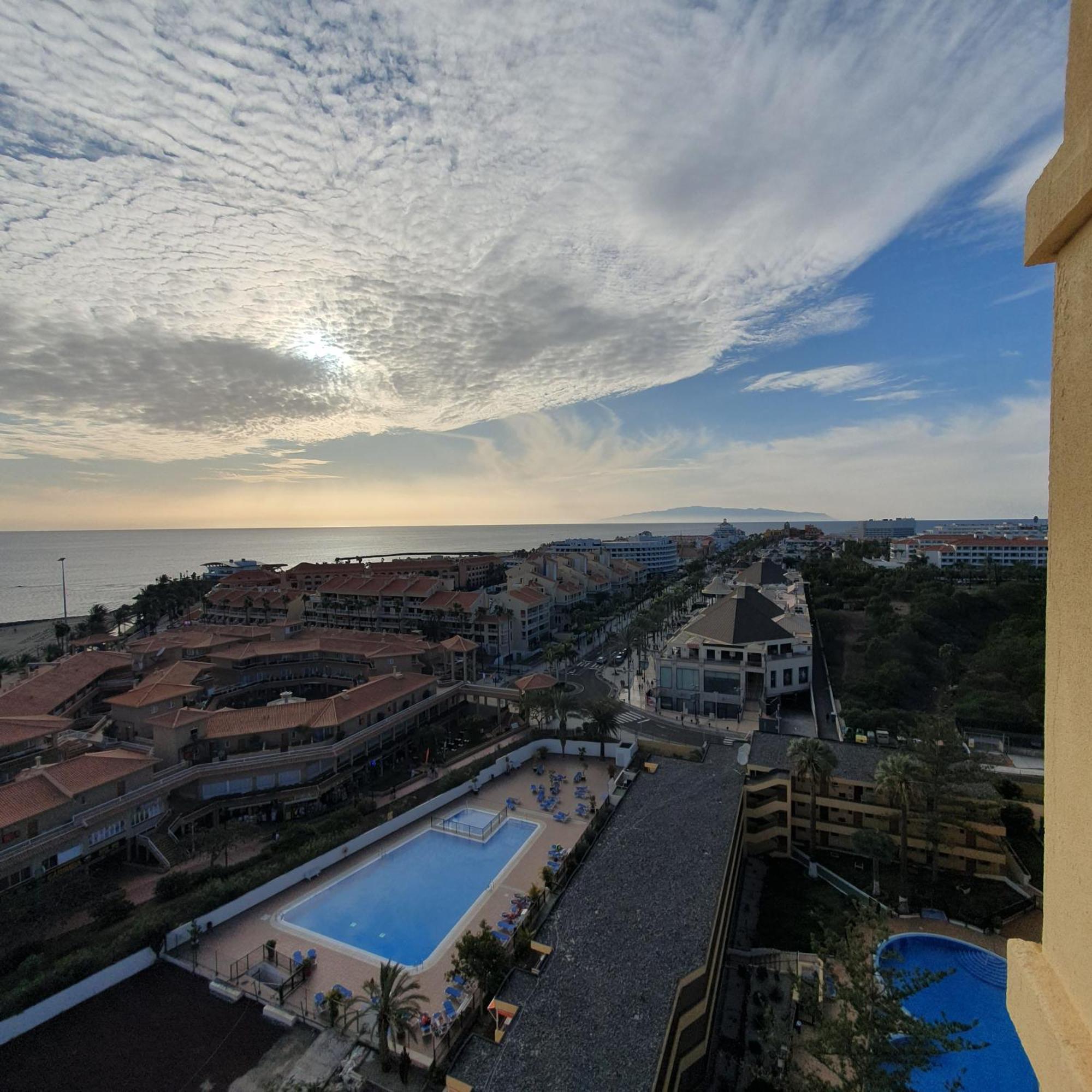 Panoramic Seaview Las Vistas Beach Studio Apartment Arona  Exteriör bild