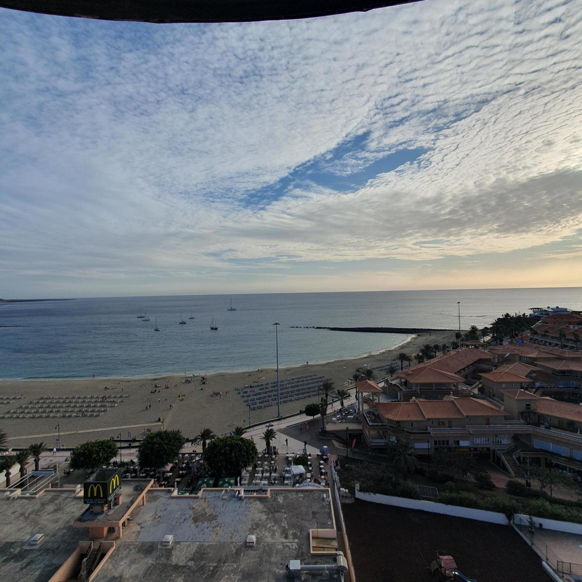 Panoramic Seaview Las Vistas Beach Studio Apartment Arona  Exteriör bild