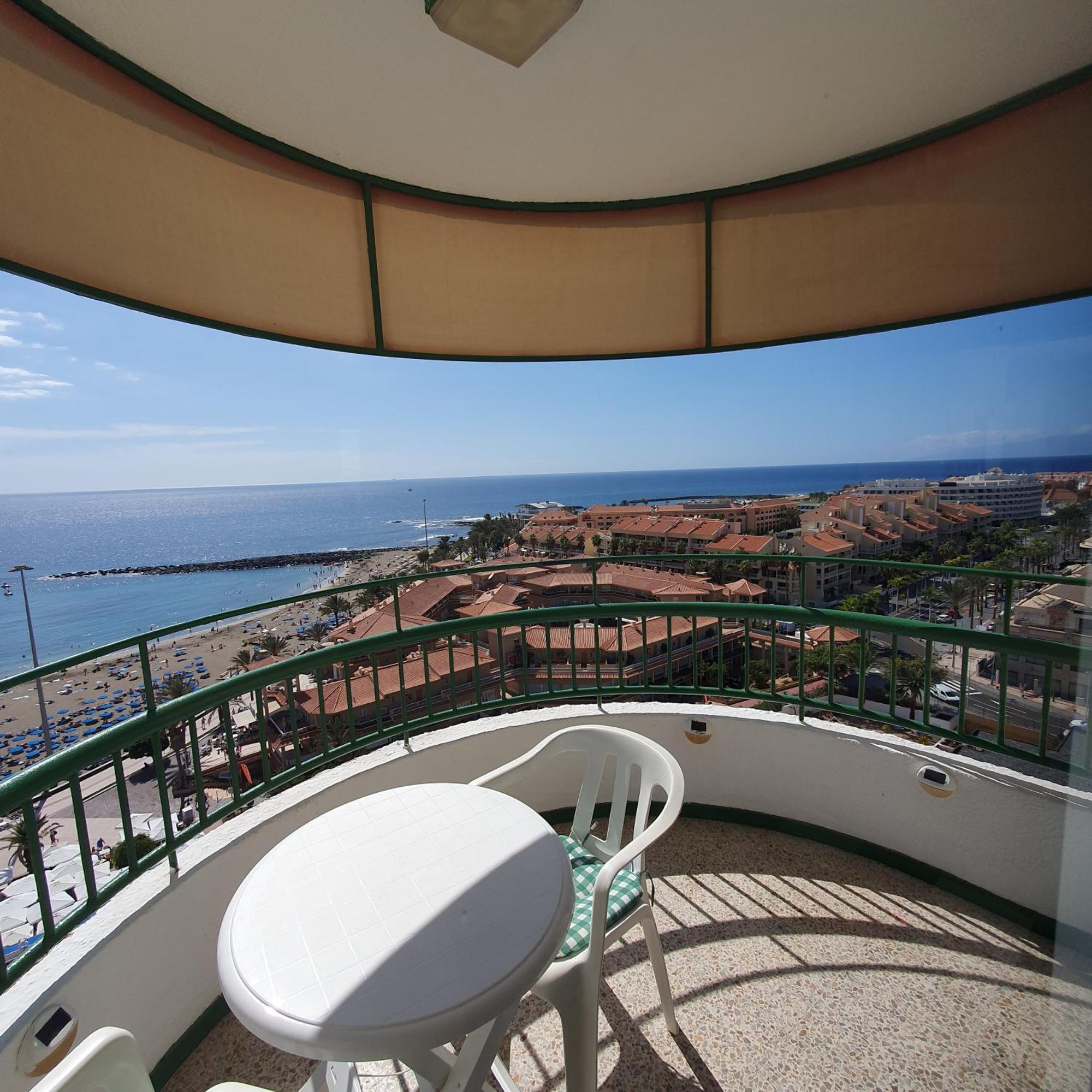 Panoramic Seaview Las Vistas Beach Studio Apartment Arona  Exteriör bild