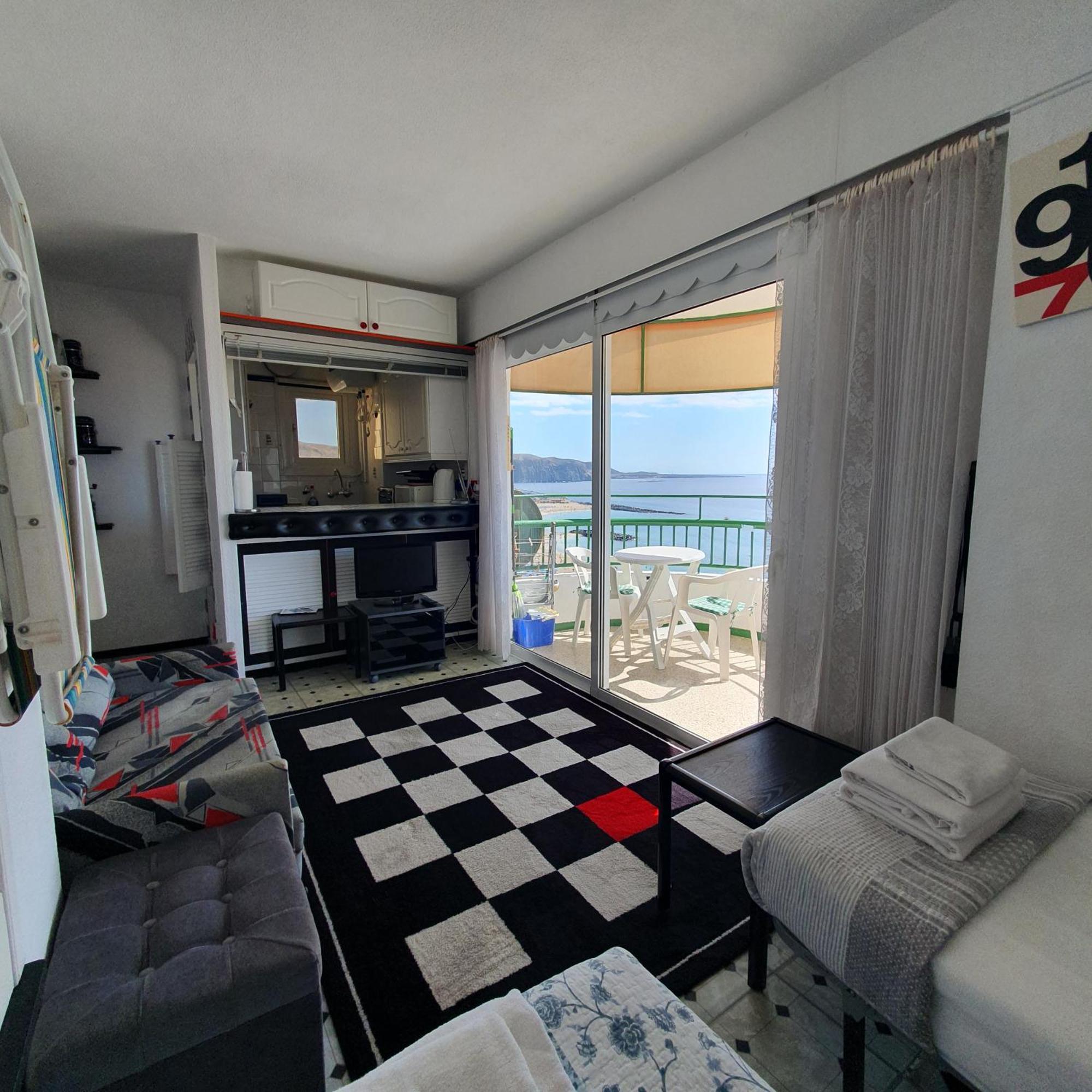 Panoramic Seaview Las Vistas Beach Studio Apartment Arona  Exteriör bild