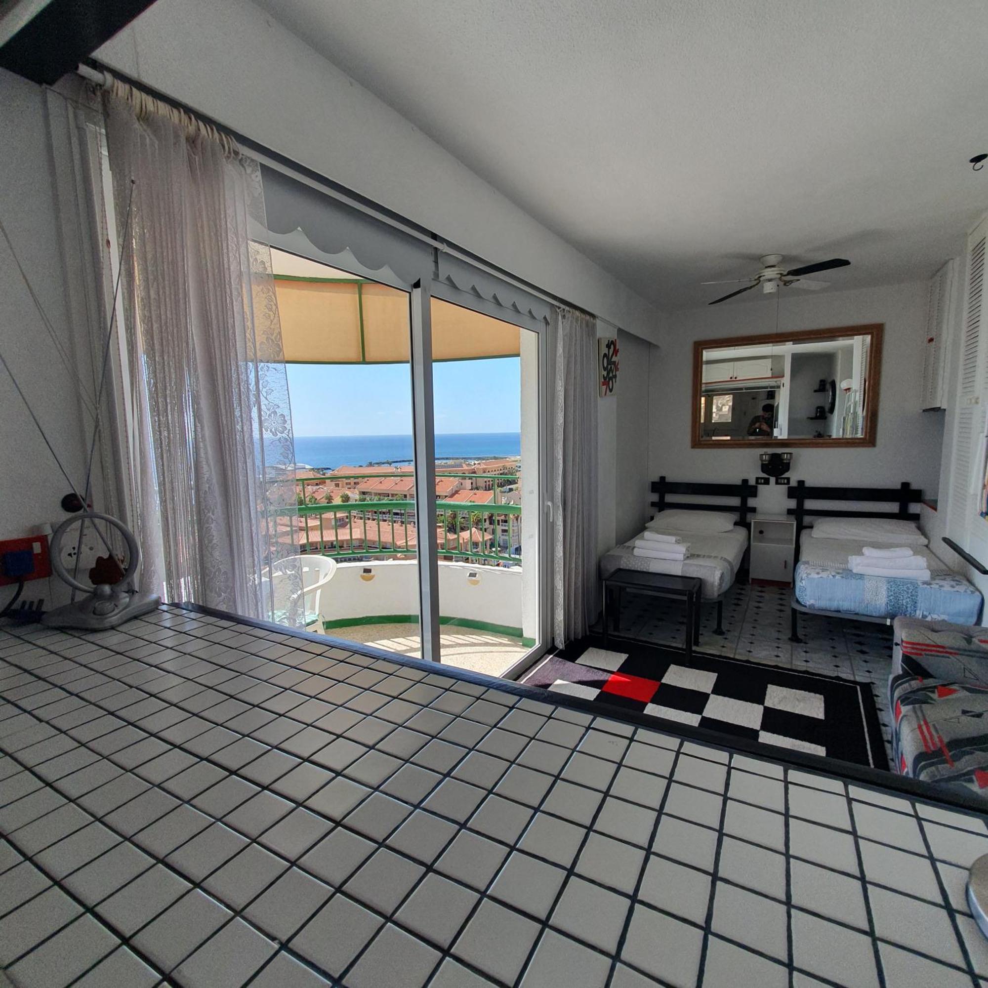 Panoramic Seaview Las Vistas Beach Studio Apartment Arona  Exteriör bild